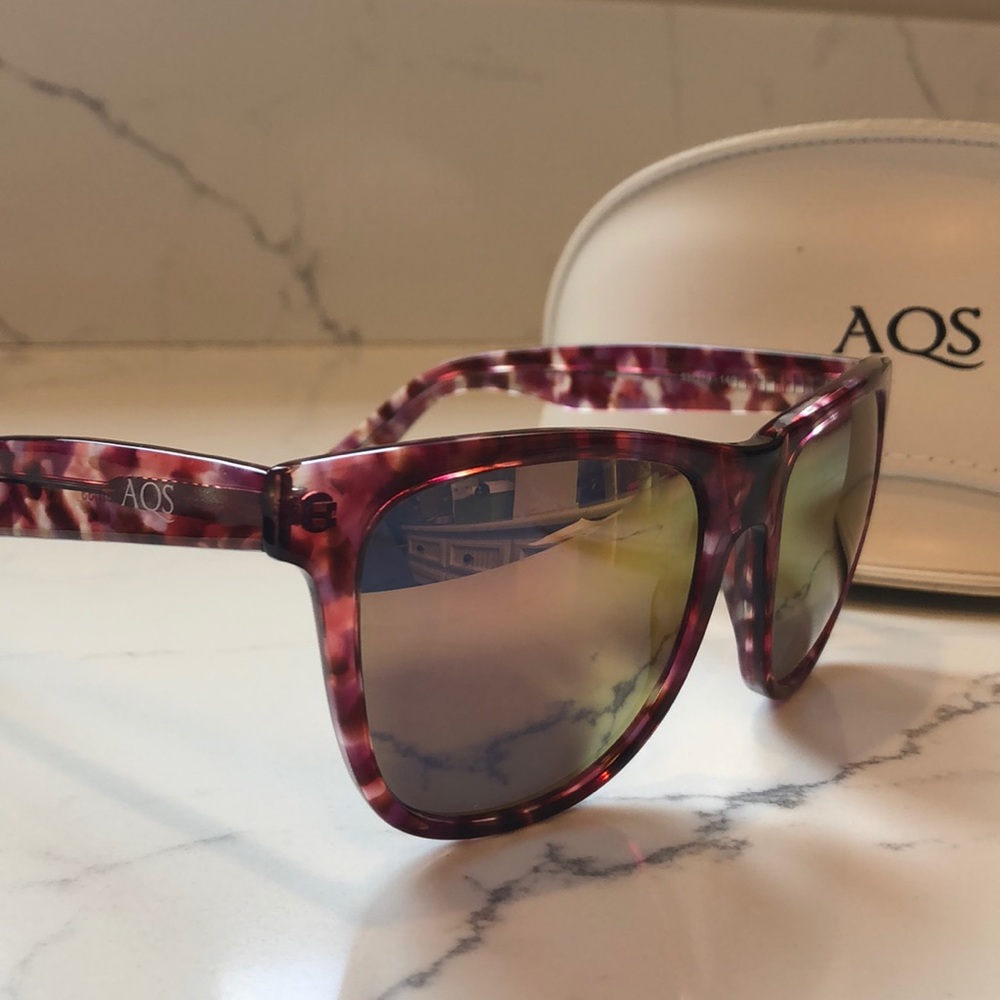 AQS Jax Pink with mirror lens sunglasses